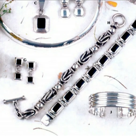 FLASH SALE! Silpada Rare Sterling Silver Byzantine Toggle Vintage Bracelet B0204 - Picture 7 of 15